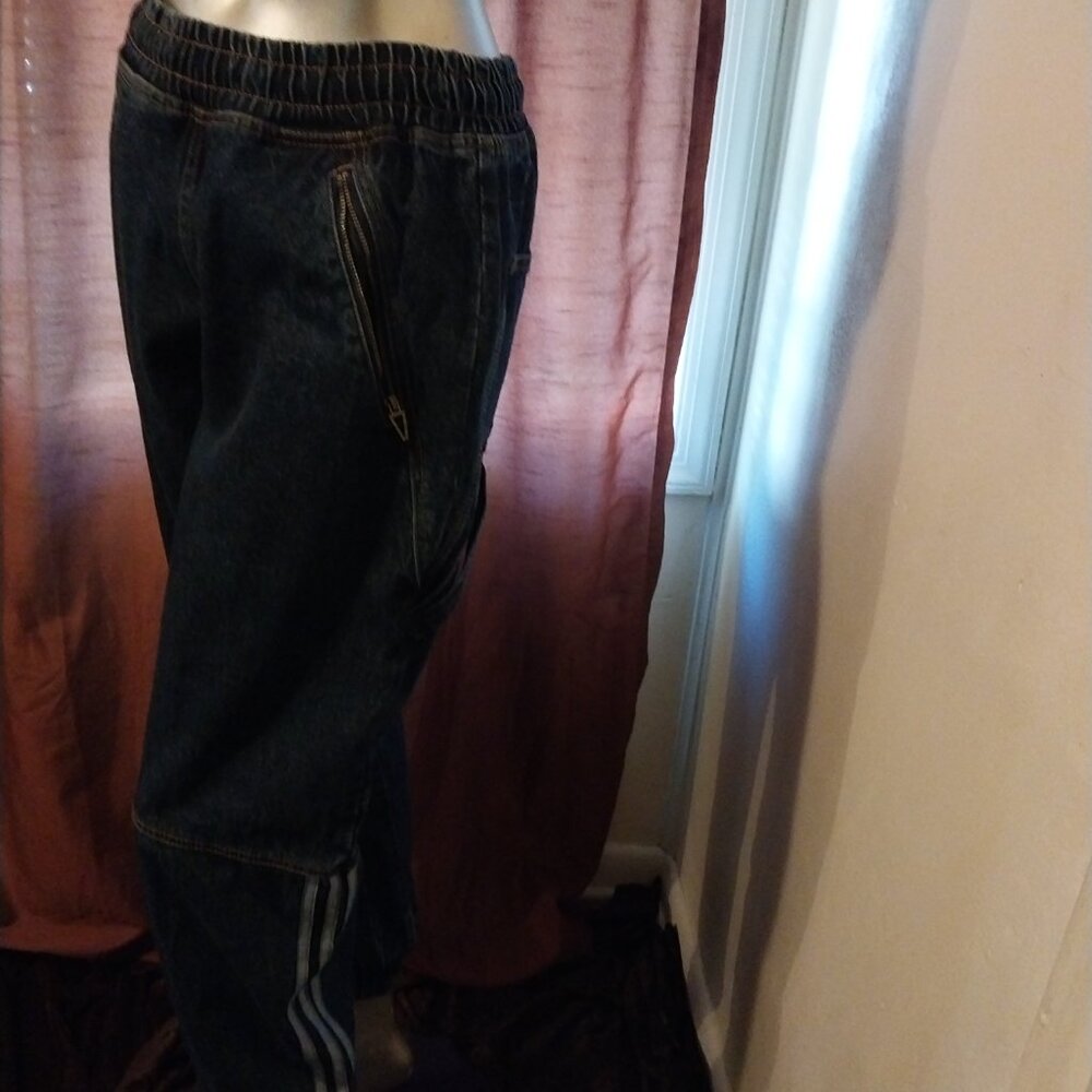 Adidas Originals Unisex Ivy Park Denim Track Pant - Picture 3 of 10